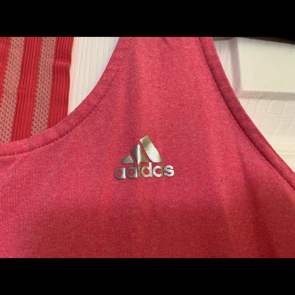 Used Adidas pink Racerback Top - Picture 4 of 5